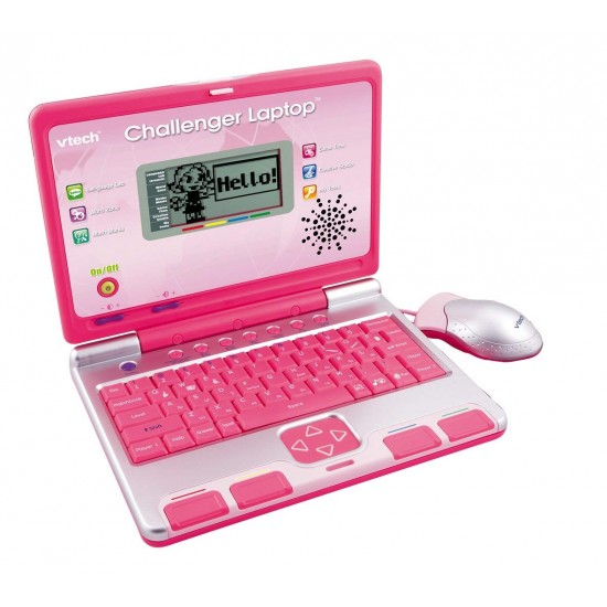 VTech Challenger Toy Laptop, Pink
