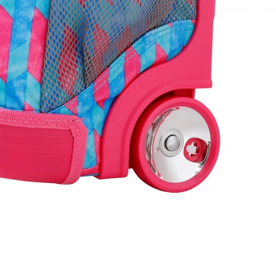 J World 20inch Sundance Rolling Backpack- Nordic