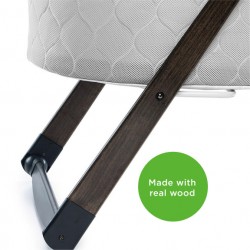 Ingenuity FoldAway Rocking Wood Bassinet, Carrington Ingenuity FoldAway Rocking Wood Bassinet, Carrington