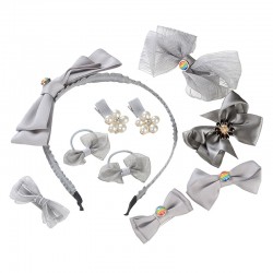 Hair Decor and Ties, Grey