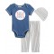First Impression Infant Boy Pinstripe 3 piece Set