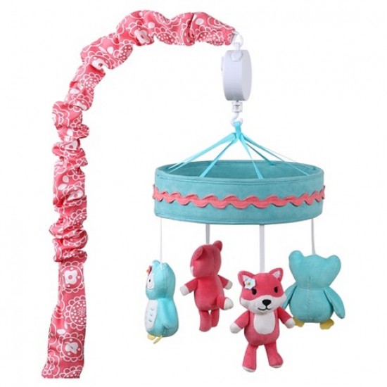 The Peanut Shell Musical Mobile - Fox and Owl - Mila