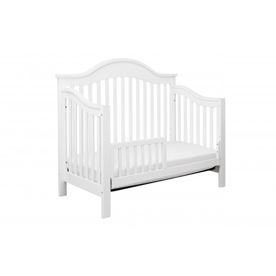 DaVinci Jayden 4 in 1 Convertible Crib with Toddler Rail, White DaVinci Jayden 4 in 1 Convertible Crib with Toddler Rail, White