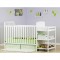 Dream On Me 4 in 1 Convertible Crib With Changing Table