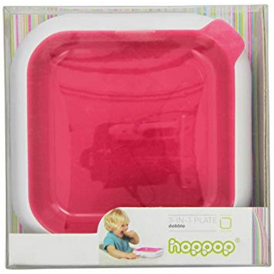 Hoppop Dobblo 3 in 1 Plate