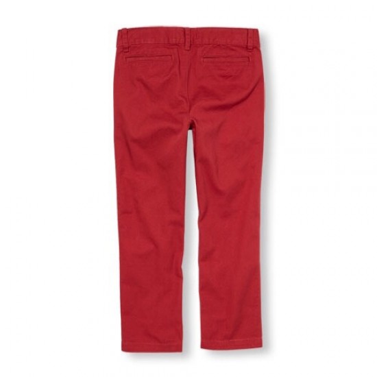 Straight Fit Impression Chino- Hampton Red