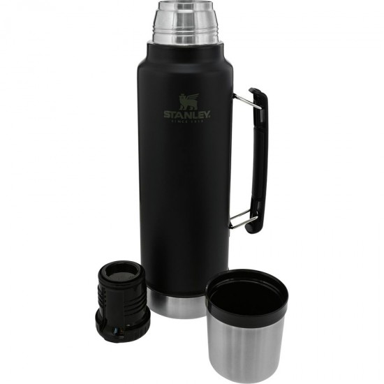 Stanley 1.5qt Vacuum Water Flask, Black Stanley 1.5qt Vacuum Water Flask, Black
