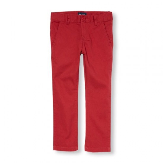 Straight Fit Impression Chino- Hampton Red