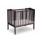 Delta Mini Folding Crib with Mattress, Espresso