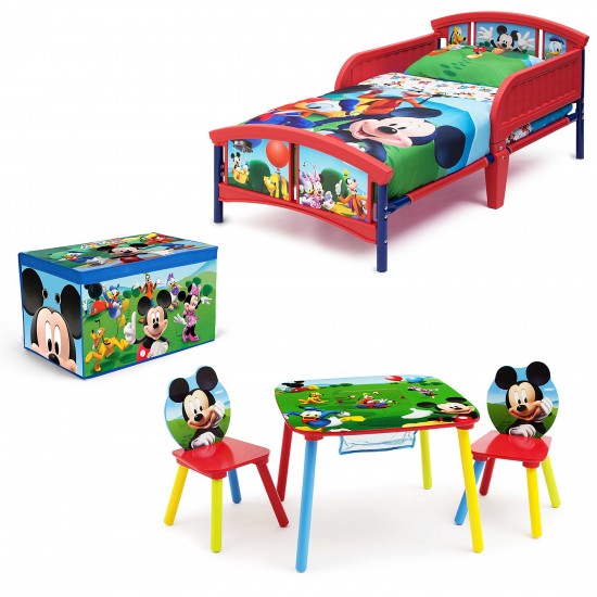 Mickey Mouse Toddler Bed Room in a Box Mickey Mouse Toddler Bed Room in a Box