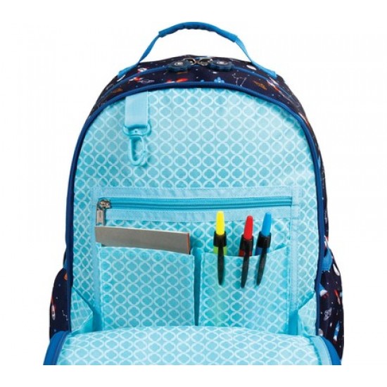 J World 16inch Duet Backpack & Lunchkit- Spaceship