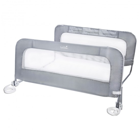 Summer Infant Double Safety Bedrail - Gray