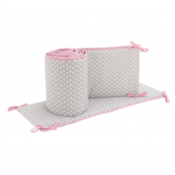 Little Love by NoJo 4 Piece Nursery Crib Bumper, 