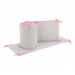 Little Love by NoJo 4 Piece Nursery Crib Bumper, 