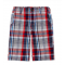 Boy's Plaid Chino Short