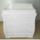 Zeelo 4 Drawer Dresser with Changing Table Top
