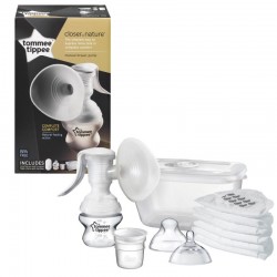 Tommee Tippee Closer to Nature Manual Breast Pump With Extras Tommee Tippee Closer to Nature Manual Breast Pump With Extras