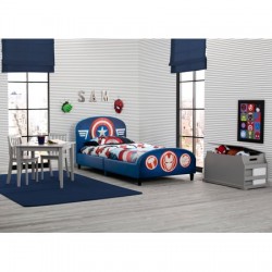 Marvel Avengers Teenager Upholstered Twin Size Bed Marvel Avengers Teenager Upholstered Twin Size Bed