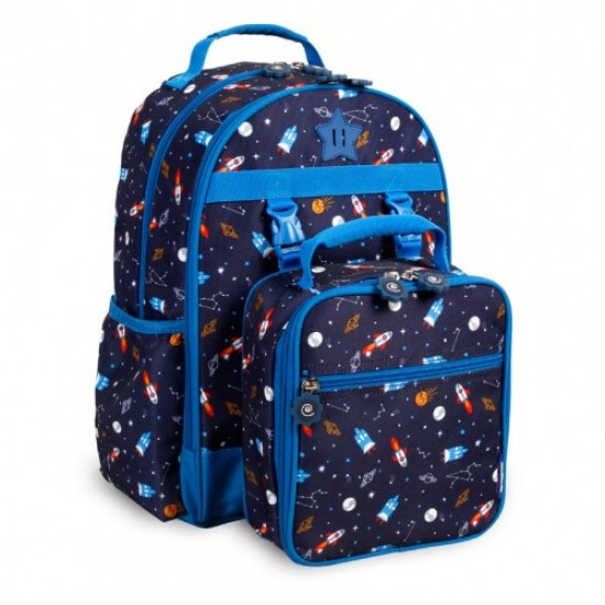 J World 16inch Duet Backpack & Lunchkit- Spaceship