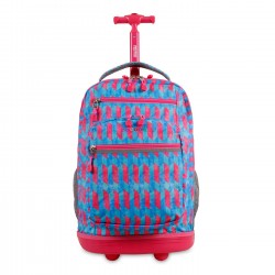 J World 20inch Sundance Rolling Backpack- Nordic